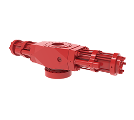 閘板防噴器液動鎖緊機構(gòu)